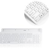 Accezz Premium Desktop QWERTY Bluetooth Keyboard - Wit