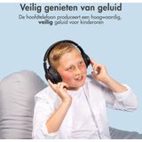 iMoshion Bluetooth Koptelefoon Kinderen met LED Verlichting - Kindvriendelijke Over Ear Hoofdtelefoon - Zwart