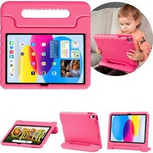 imoshion Kidsproof Backcover met handvat voor de iPad 11 (2025) 11 inch / iPad 10 (2022) 10.9 inch - Roze