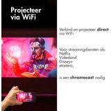 iMoshion Draagbare Beamer - Full HD Mini Beamer / Projector - Streamen met iOS & Android via WiFi - Wit