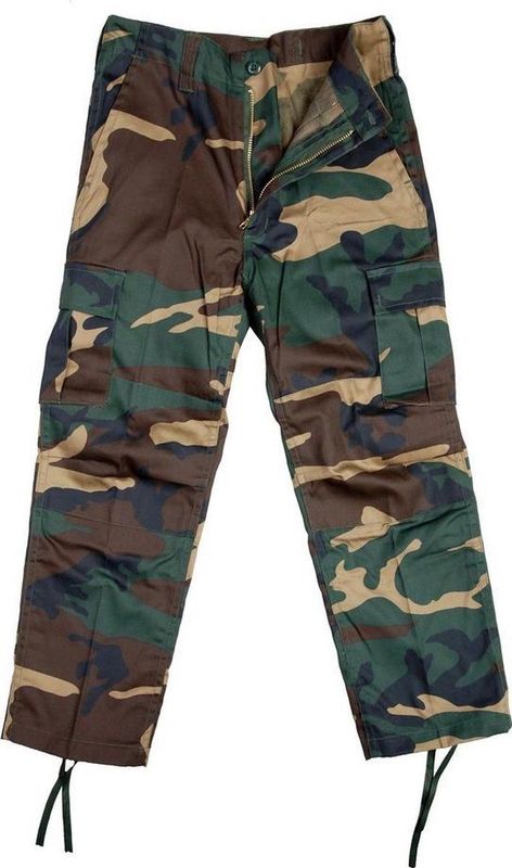 Fostex Garments - Kinder Broek BDU - Woodland - 65% Polyester 35% Katoen