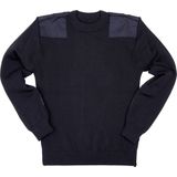 WoolMate - Commando Trui - Marine Blauw - 100% Wol