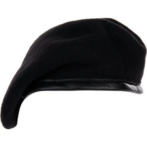 Soldaten baret zwart 59 cm