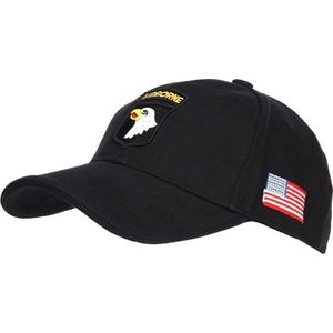 Fostex Garments - Baseball cap 101st Airborne (kleur: Zwart / maat: NVT)