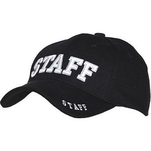 Fostex Garments - Baseball cap Staff (kleur: Zwart / maat: NVT)