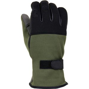 Tactical neopreen handschoenen. Diverse kleuren (Kleur: Groen, Maat: S)