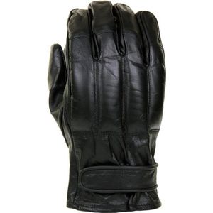 Fostex Garments - Leather fighter gloves (kleur: Zwart / maat: XS)