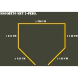 Fosco Muskietennet 2-persoons - groen