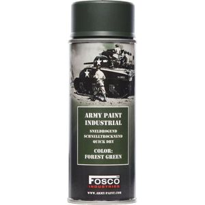 Spuitbus leger verf 400 ml. Diverse kleuren (Kleur: Forest Green)