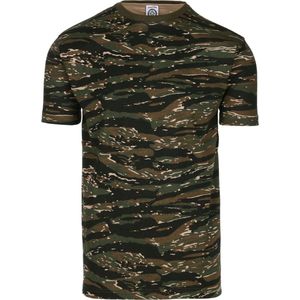 Fostee - Camo T-shirt - Camouflage - 100% Katoen - Diverse Kleuren