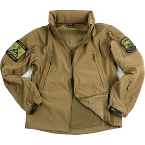 101 INC - Softshell jack tactical (kleur: Sand / maat: M)