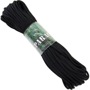 Paracord 7 strings 30 mtr. (Kleur: Zwart)