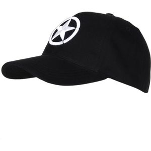 Baseball cap Allied Star WW2 3D. Diverse kleuren (Kleur: Zwart)