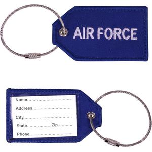 Bagage Label Airforce blauw