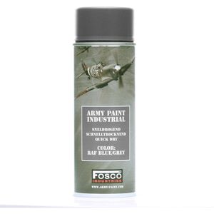 Fosco spuitbus legerverf 400ml RAF blue/grey