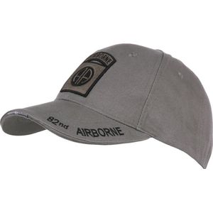 Fostex Garments - Baseball cap 82nd Airborne Subdued (kleur: Grey / maat: NVT)