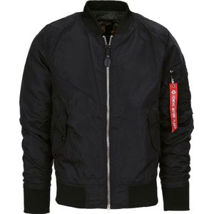 MA-1 - Zomer Bomber Jack - Zwart - Slim-Fit
