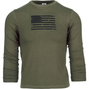 Kinder Longsleeve USA (Kleur: Groen, Maat: 104)