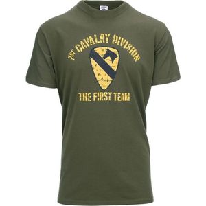 Fostex WWII Series - T-shirt 1st Cavalry Division (kleur: Groen )