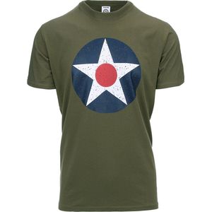 Fostex - WWII Series - T-shirt - U.S. Army Air Corps - Katoen - Comfortabel