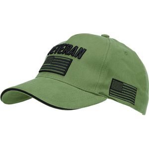 Fostex Garments - Baseball cap U.S. Army Veteran (kleur: Groen / maat: NVT)
