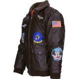 Kinderjas - Bruin - Flight Jacket - Leer