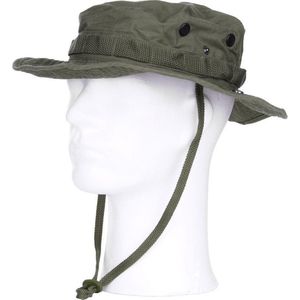 Bush hoed met memory wire. Diverse kleuren (Kleur: Ranger Green, Maat: M)