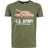 Kinder T-shirt - Levendig Groen - U.S. Army - Tank