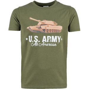 Kinder T-shirt - Levendig Groen - U.S. Army - Tank