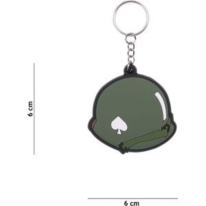 Sleutelhanger 3D PVC 506PIR Helmet WWII #113