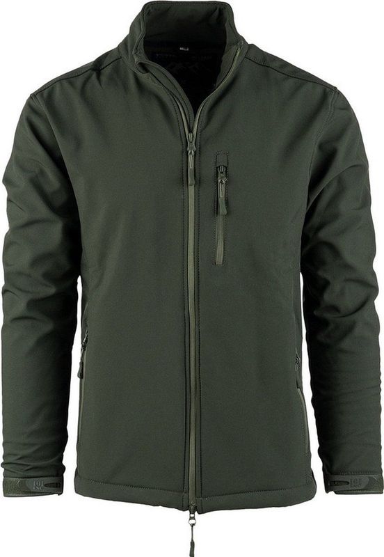 101inc - Softshell Jack - Groen - Waterbestendig Materiaal