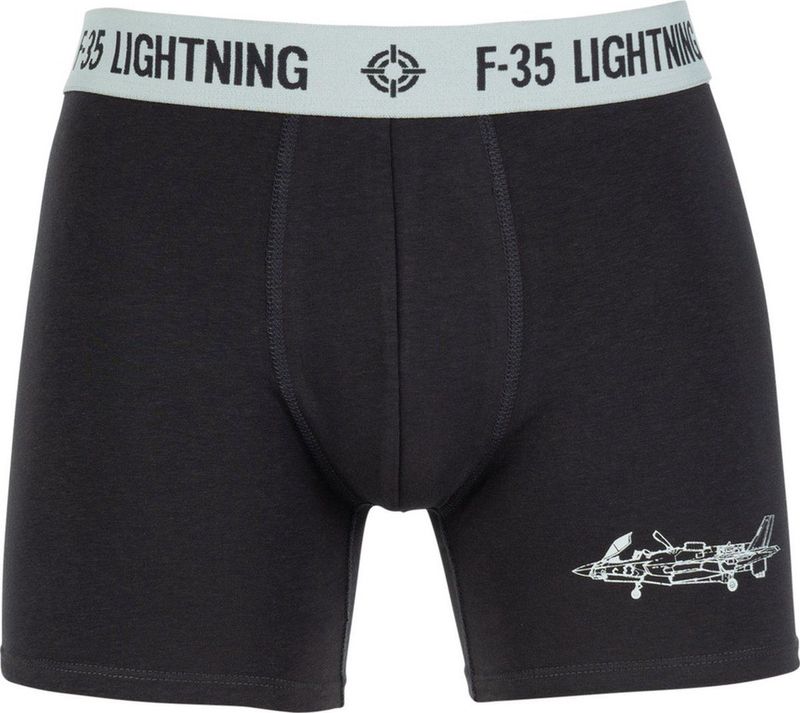Boxershort - F-35 Lightning - Hoge Kwaliteit - Halfhoog Model - Lange Pijpen