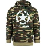 Fostex Hoodie Allied Star U.. Army camo