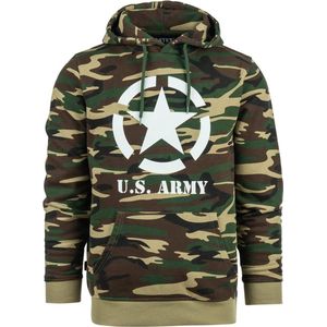 Fostex Hoodie Allied Star U.. Army camo