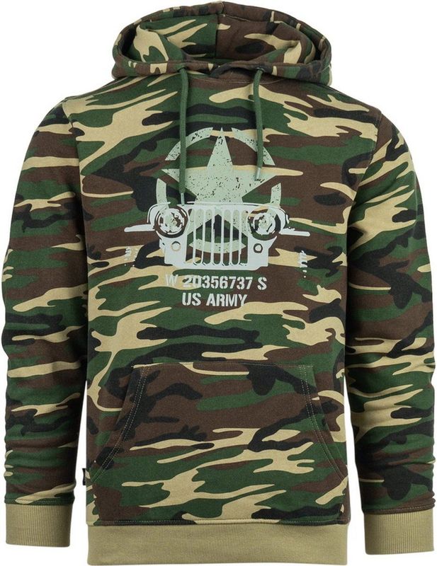 Fostex Hoodie Allied Star-Willy jeep camo