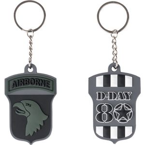 Sleutelhanger 3D PVC D-Day 80 Airborne subdued #161