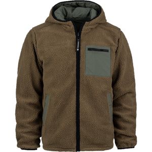 Fostex - Reversible Houthakkers Jas - Coyote/Ranger Green - Sherpa/Softshell