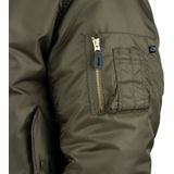 Superdry - W5011758A Everest - Hybride Bomberjack - Groen - Casual - Polyester - Duurzaam