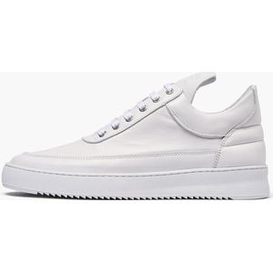 Filling Pieces Low Top Ripple Nappa All White - Heren Sneakers - Maat 45