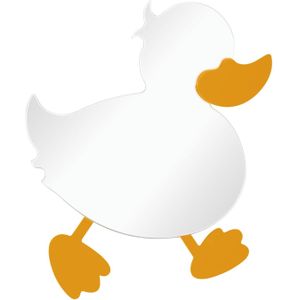 Spiegel BWS Ducky Eendvorm 54.5 x 50.5 Cm Geel