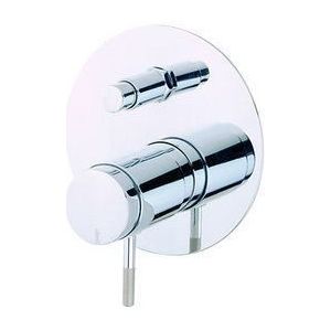 Cisal step inbouw bad/douchemengkraan chroom st00021021