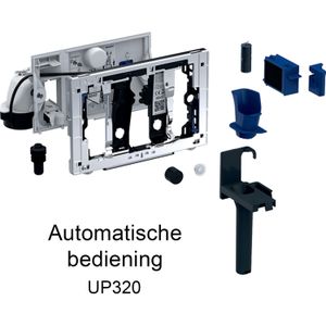 Module Geurzuivering Geberit Duofresh Met Toiletstickhouder Oriëntatielicht Automatische Activering UP320 Sigma 12 Achterplaat Antracietgrijs Of Glanschroom