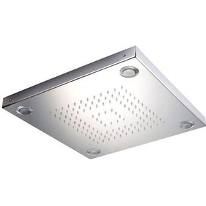 Huber Zen Sweet Rain Kleurentherapie Regendouche RVS Zijdeglans 50x50 cm ZS121020D2