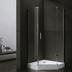 Douchecabine Vijfhoek 90X90X192 cm 8mm Veiligheidsglas Excl. Afvoer