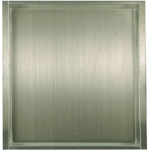 Inbouwnis Sanilux RVS voor in wand 30x30x7 cm