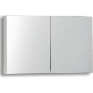 Spiegelkast sanilux white zonder verlichting hoogglans wit 100x70x16 cm