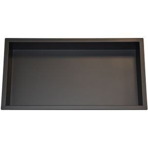 Inbouwnis bws elegance 30x60x10 cm mat zwart