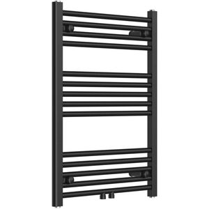 Radiator AquaSplash Saniro 60x80cm Middenaansluiting Mat Zwart