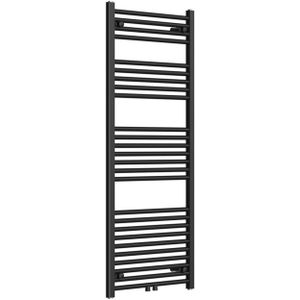 Radiator AquaSplash Saniro 60x140cm Middenaansluiting Mat Zwart