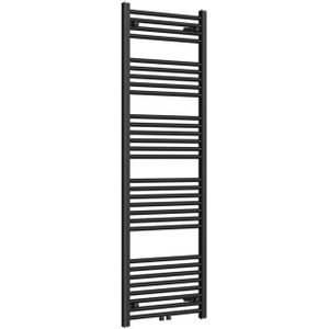 Radiator AquaSplash Saniro 60x160cm Middenaansluiting Mat Zwart